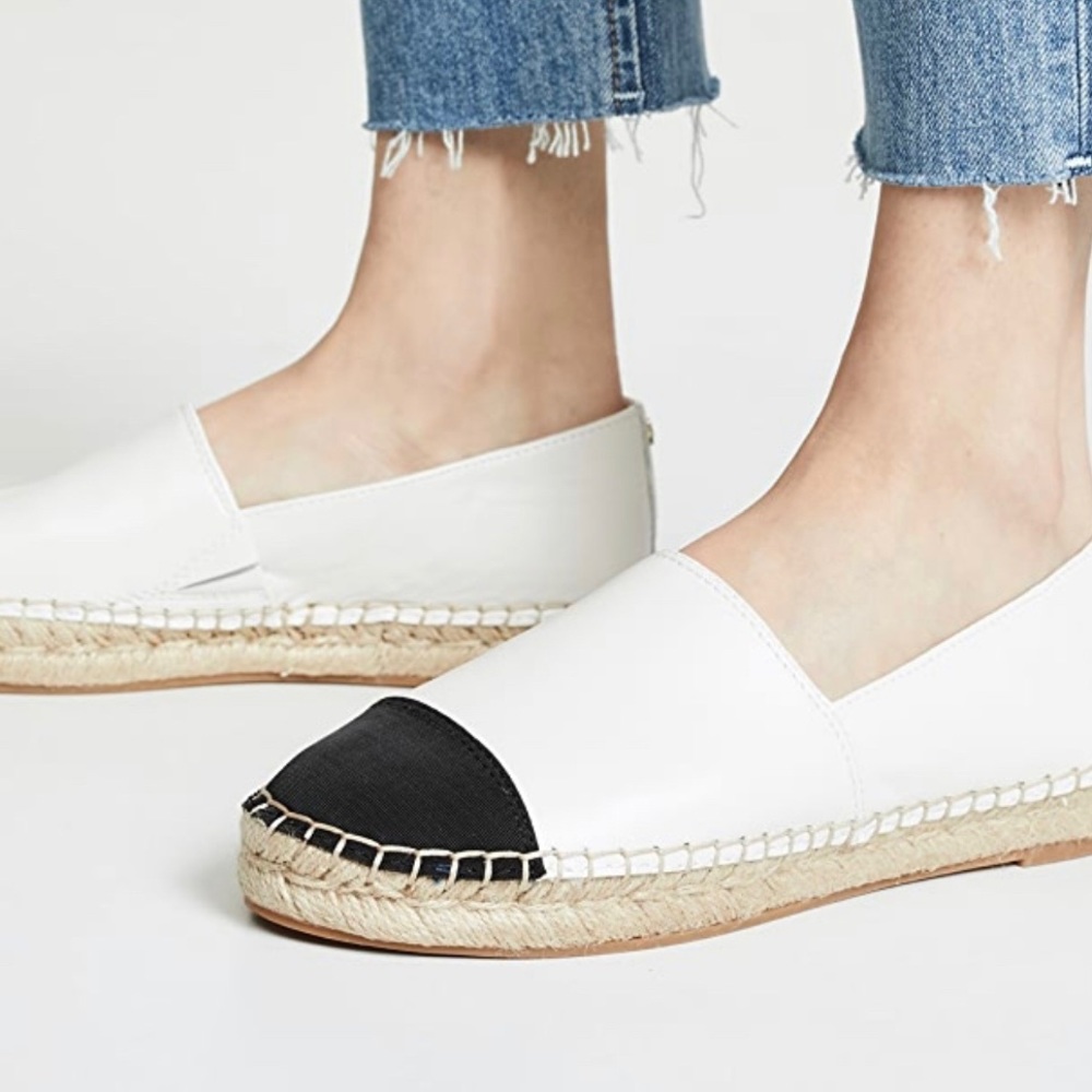 Sam Edelman 7.5 white cap Krissy espadrilles